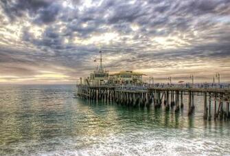 Locations Santa Monica Wallpaper Background
