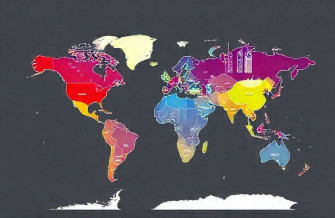 World Map Time Zones Wallpaper