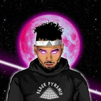 Black Pyramid Chris Brown Art