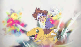 Wallpaper Tai Y Agumon By Vitymon