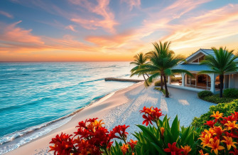 Beach Resort Wallpaper