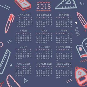 Year Calendar Wallpaper