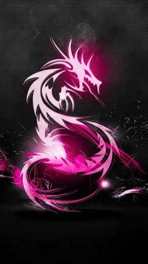 Sharp Aquos Phone Xx 106sh Wallpaper Pink Dragon Android