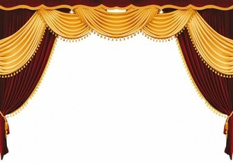 Theatre Stage Curtain Powerpoint Background