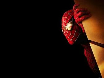 Spiderman Black Background Movie Wallpaper