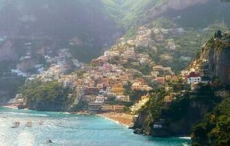 Resort City Of Positano Italy Wallpaper And Image