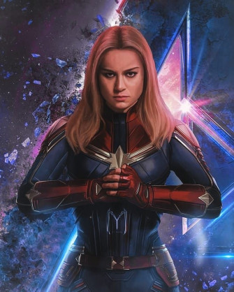 The Avengers Movie Character As Captain Marvel Wallpaper