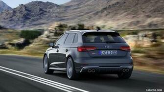 Audi S3 Sportback Color Daytona Grey Rear Three Quarter