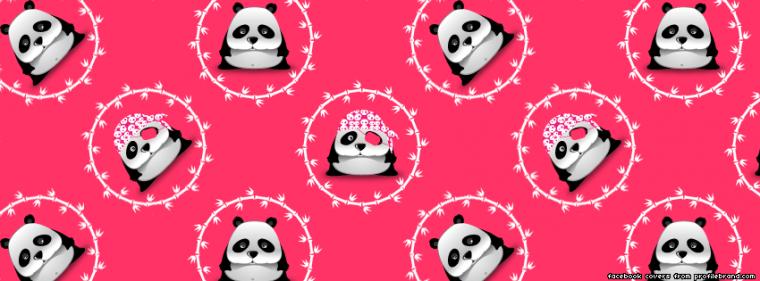 Panda With Pink Bandana Cover