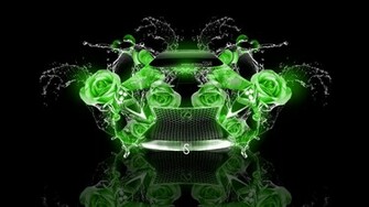 Green Roses Wallpaper Lexus Lf Lc Fantasy Rose