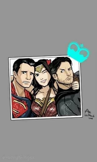 Wonder Woman Superman Batman Wallpaper Lockscreen Image