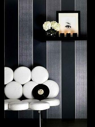 Designer Bold Stripe Wallpaper From Graham Brown At The