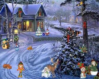 Winter Christmas Paintings