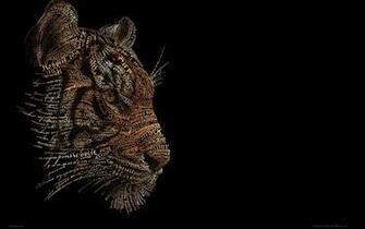Text Animals Wallpaper Tigers Typography