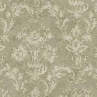 Grey Hav40854 Fusion Damask Wallpaper Traditional