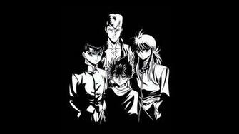 HD Wallpaper Yu Hakusho Hiei Monochrome
