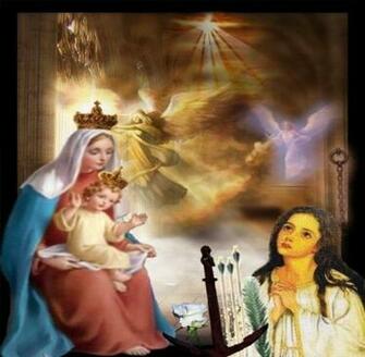Santa Filomena Holy Mary Jesus Child Wallpaper