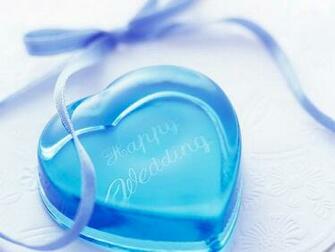 Wallpaper Blue Hearts HD Background