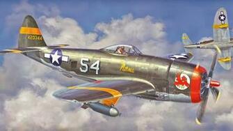 Wallpaper P Thunderbolt Hasegawa Fighter