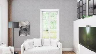 Harlequin Odetta Wallpaper Harbour Grey Fashion