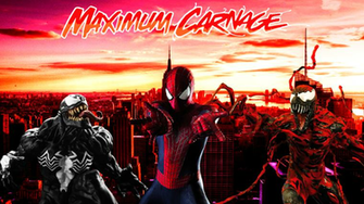 Spider Man And Venom Maximum Carnage Poster By Professoradagio On