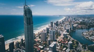 Photo Landscape Beach Drone Wallpaper Surfers Paradise Max