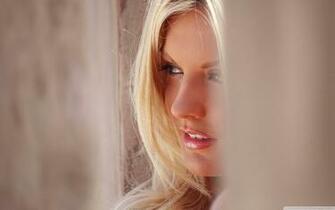 Beautiful Blonde Woman Wallpaper
