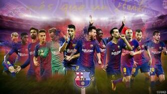 Fc Barcelona Team Wallpaper