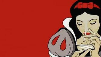 Snow White Cocaine Wallpaper HD Background