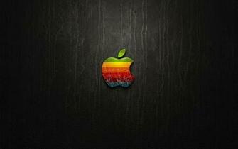 Apple Wallpaper Wide Leopard Logo On