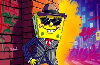 Gangster Spongebob Wallpaper