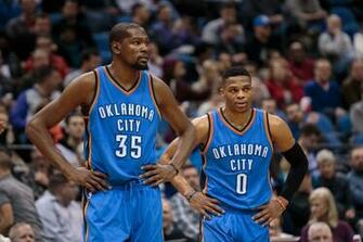 Kevin Durant And Russell Westbrook Wallpaper