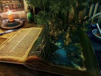 Fantasy Art Books Magic Alchemy Witchcraft Wallpaper