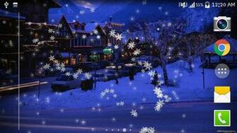 Snow Night City Live Wallpaper Android Apps On Google Play
