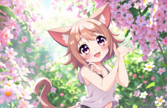 Anime Cat Girl Wallpaper