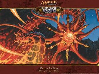 Urza S Saga Crater Hellion Desktop Wallpaper