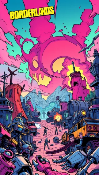 Borderlands Mobile Wallpaper