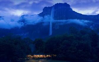 Venezuela Angel Falls Wallpaper Stock Photos