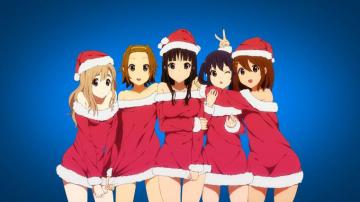 Cute Anime Girl Christmas Wallpaper HD Net