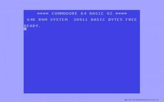 Retro C64 Desktop Pc And Mac Wallpaper