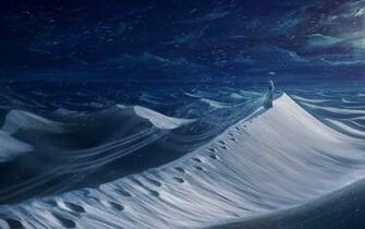 Night Sky Wallpaper Comics Desktop Background Cartoon