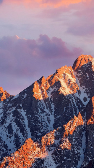 Mac Os Apple Art Background Mountain iPhone Wallpaper