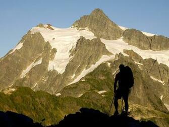 Hiker Silhouette Desktop Pc And Mac Wallpaper