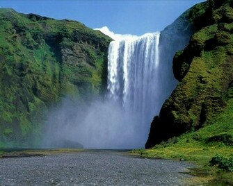 Desktop Waterfall Wallpaper Nature Beauty New