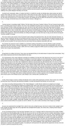 Character Analysis Essay On The Yellow Wallpaper Welcome To Jrs