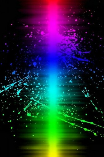 Color Splash Abstract Wallpaper For iPhone