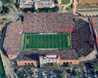 College Football Wallpaper Of Iowa Stadium Hawkeye