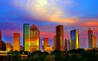 Houston Skyline Wallpaper HD Net