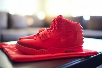 Nike Air Yeezy Red Exclusive Image Sole U