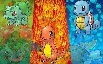 Kanto Starter Pokemon Wallpaper Photo By Tloz